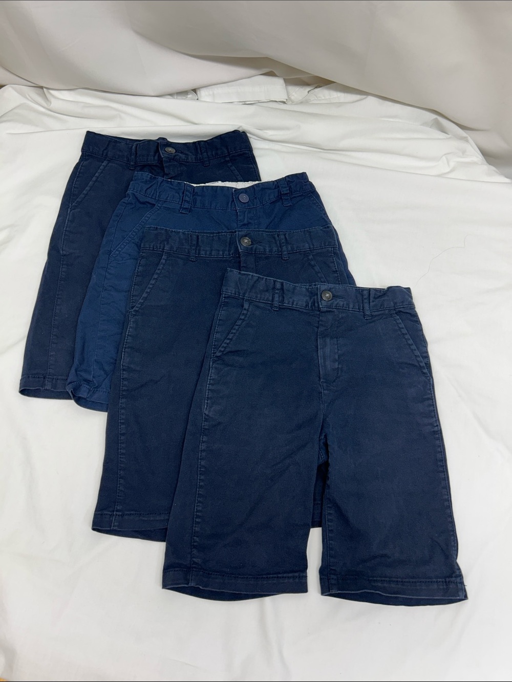 Place, Cat & Jack - 4 Navy School Uniform Chino Shorts Boy Size 10 Slim